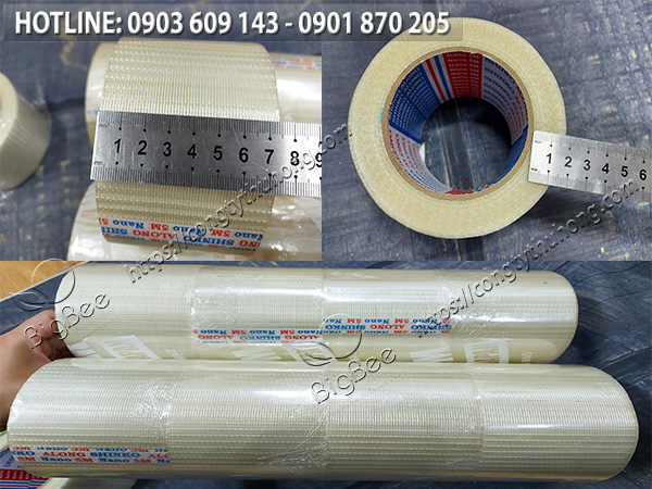 băng keo cường lực sợi thủy tinh chất lượng đúng khổ 1
