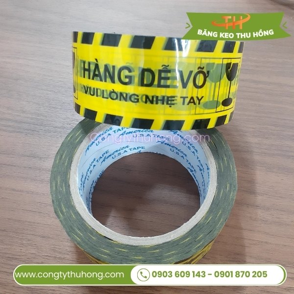 Băng keo dán hàng dễ vỡ Băng keo dán hàng dễ vỡ