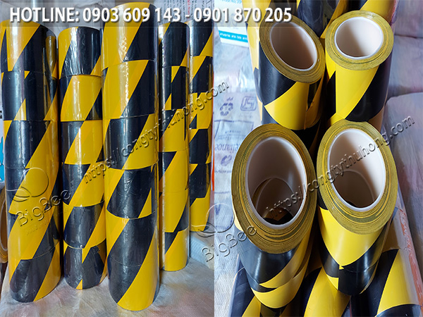 băng keo dán nền màu vàng đen giá rẻ 3