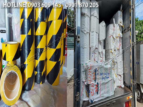 băng keo dán nền màu vàng đen giá rẻ 4