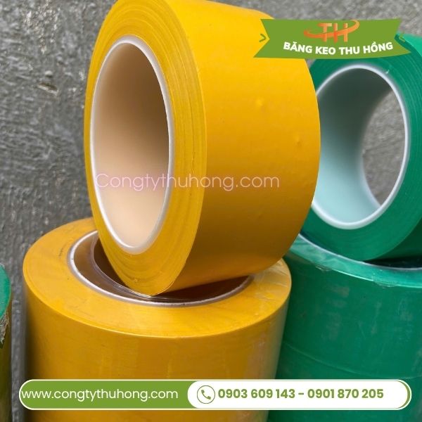 Băng keo dán sàn, dán nền màu vàng Băng keo dán sàn, dán nền màu vàng