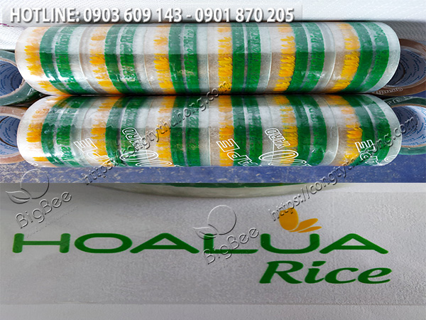 băng keo dán thùng in chữ theo mẫu nền trong chất lượng giá rẻ