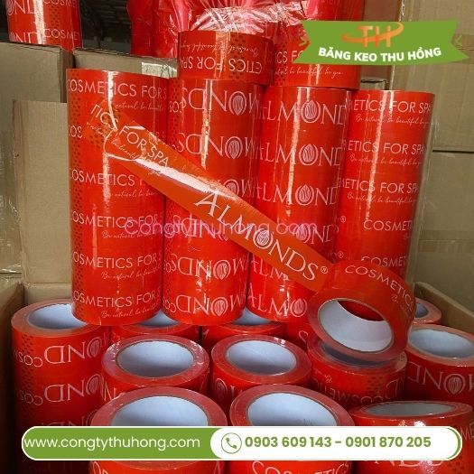 Băng keo in logo theo yêu cầu Băng keo in logo theo yêu cầu