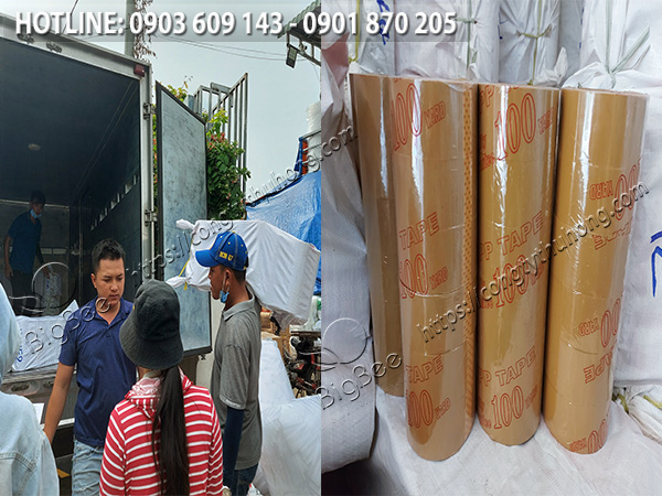 băng keo dán thùng nội thành giá rẻ 1