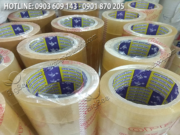 băng keo dán thùng trong đục giá sỉ 1