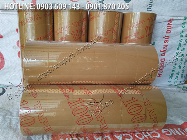 băng keo dán thùng trong đục giá sỉ 3