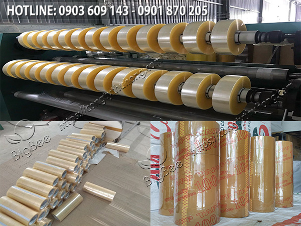 băng keo dán thùng trong đục giá sỉ 5