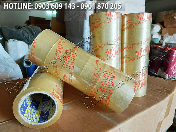 Băng keo trong dán thùng theo yêu cầu 4 Băng keo trong dán thùng theo yêu cầu 4