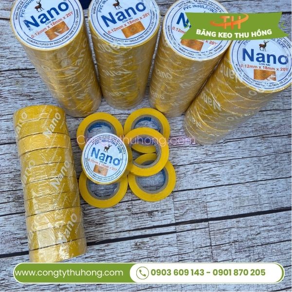 Băng keo nano điện màu vàng Băng keo nano điện màu vàng
