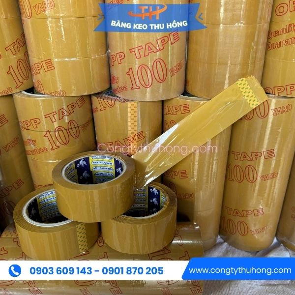 Băng keo đục 4f8, 1 cây 6 cuộn loại 100Y Băng keo đục 4f8, 1 cây 6 cuộn loại 100Y