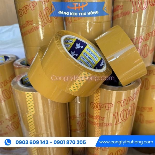 Băng keo đục dán thùng 100Y Băng keo đục dán thùng 100Y