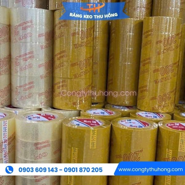 Thu Hồng - Địa chỉ cung cấp băng keo dán thùng trong đục giá tốt tại TPHCM Thu Hồng - Địa chỉ cung cấp băng keo dán thùng trong đục giá tốt tại TPHCM