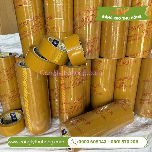 Băng keo đục dán thùng 4f8, 100y Băng keo đục dán thùng 4f8, 100y