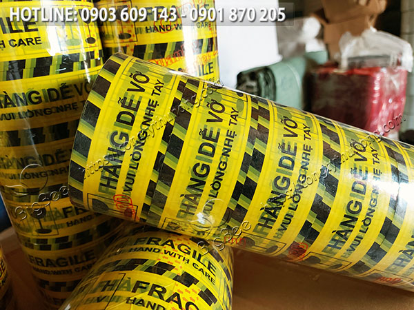 Mẫu chữ in trên băng keo hàng dễ vỡ dễ đọc, dễ nhận biết Mẫu chữ in trên băng keo hàng dễ vỡ dễ đọc, dễ nhận biết