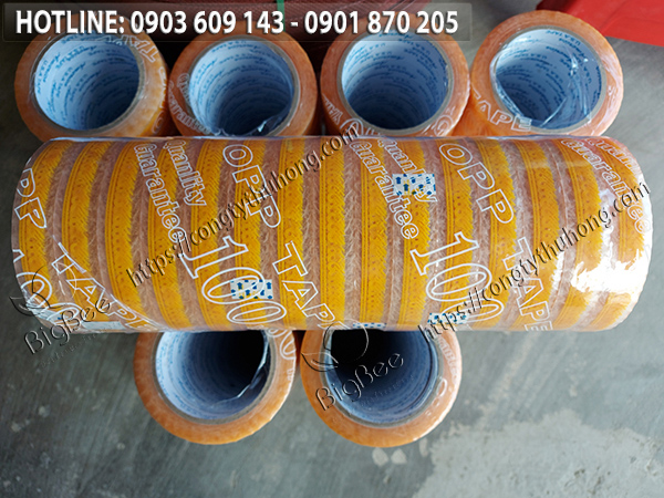 băng keo in logo bản nhỏ