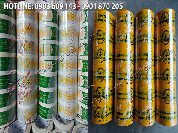 băng keo in logo giá rẻ dùng để dán thùng
