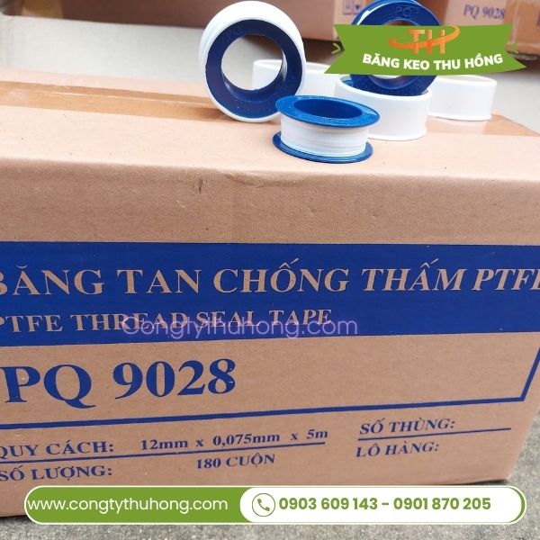 Băng keo lụa quấn ống nước PQ 9028 vỏ trắng tốt Băng keo lụa quấn ống nước PQ 9028 vỏ trắng tốt