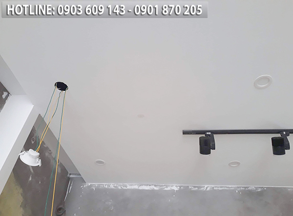 băng keo lưới làm công trình thạch cao