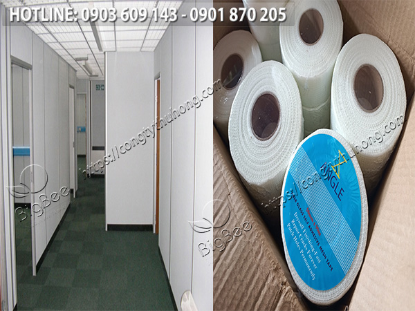 băng keo lưới xủ lý mối nối thạch cao hiệu quả