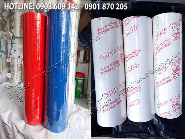 băng keo màu giá rẻ dùng để dán thùng