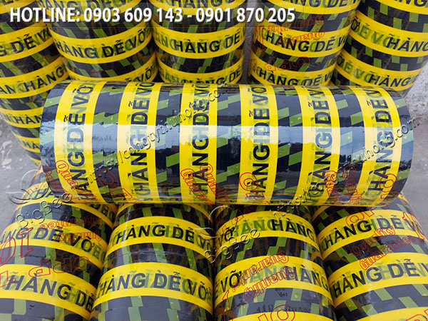 băng keo màu vàng đen 1