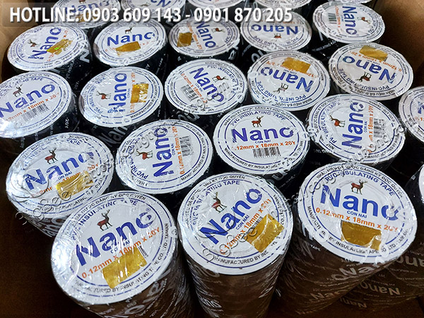 Băng keo cách điện màu đen chính hiệu Con Nai Băng keo cách điện màu đen chính hiệu Con Nai