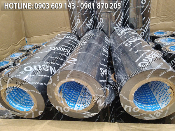 băng keo nano màu đen 50mm 20y