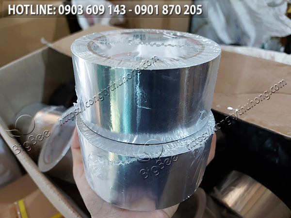 Cuộn băng keo nhôm bạc cách nhiệt Cuộn băng keo nhôm bạc cách nhiệt