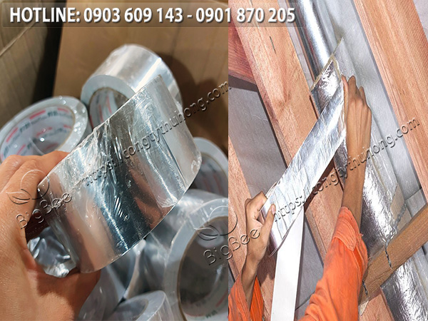 băng keo nhôm cách nhiệt bạc loại tốt 1