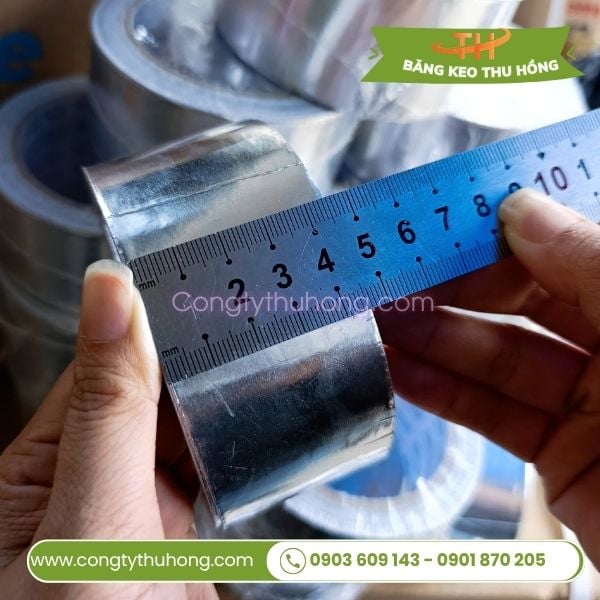Băng keo nhôm 4f8 loại phổ thông dễ dùng Băng keo nhôm 4f8 loại phổ thông dễ dùng