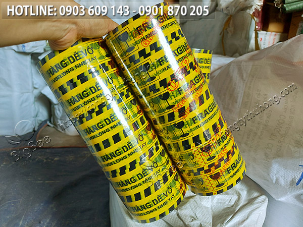 Băng keo niêm phong hàng dễ vỡ 1 Băng keo niêm phong hàng dễ vỡ 1