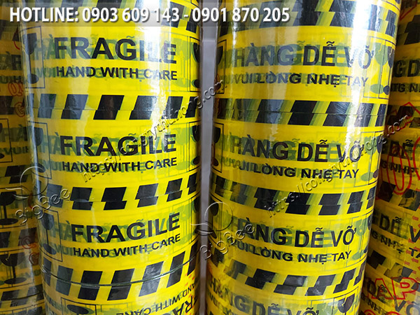 Băng keo niêm phong hàng dễ vỡ 3 Băng keo niêm phong hàng dễ vỡ 3