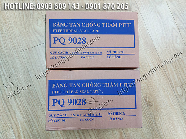 băng keo quấn ống nước vỏ trắng