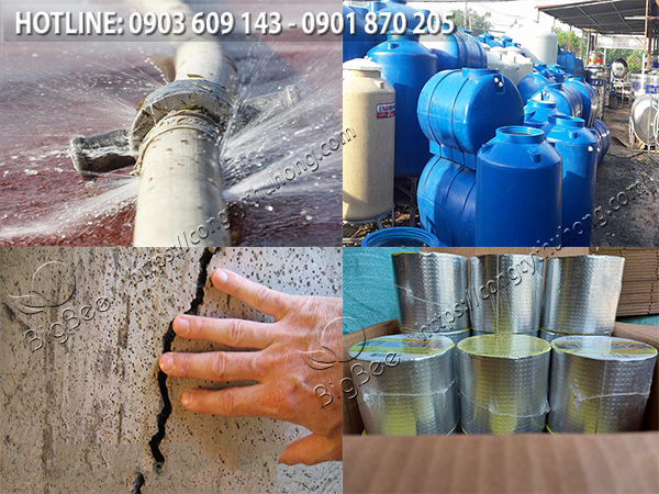 ứng dụng băng keo siêu dính chống thấm giá rẻ