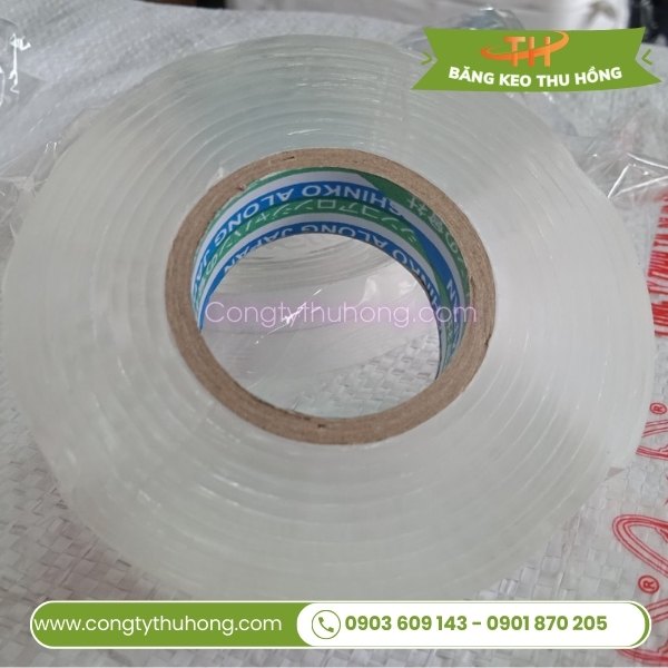 Băng keo trong suốt siêu dính 2 mặt Băng keo trong suốt siêu dính 2 mặt