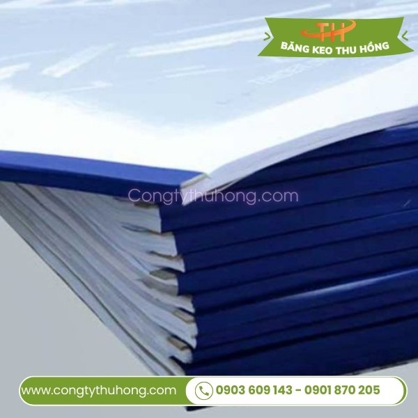 Băng keo simili xanh dán gáy sách Băng keo simili xanh dán gáy sách