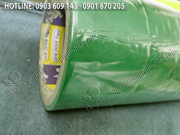 băng keo simili màu xanh lá
