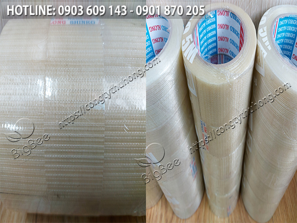 băng keo sợi thủy tinh quấn ống láp inox công nghiệp 3