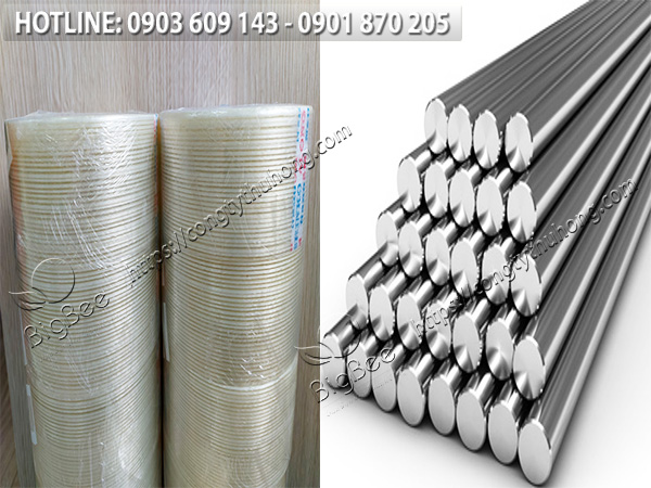 sử dụng băng keo sợi thủy tinh quấn ống láp inox công nghiệp