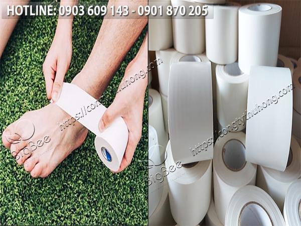 băng keo sử dụng quấn cổ chân đá banh 3