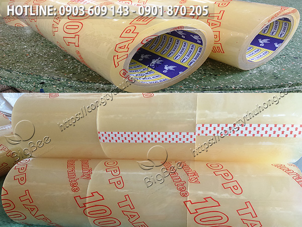 Băng keo trong 100y dán thùng giá rẻ 3 Băng keo trong 100y dán thùng giá rẻ 3
