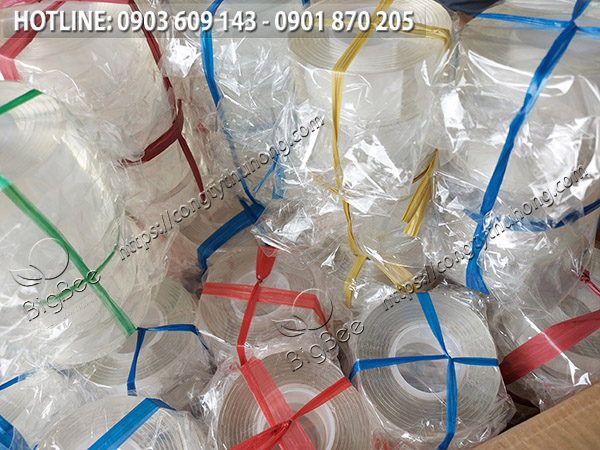 băng keo trong 2 mặt siêu dính