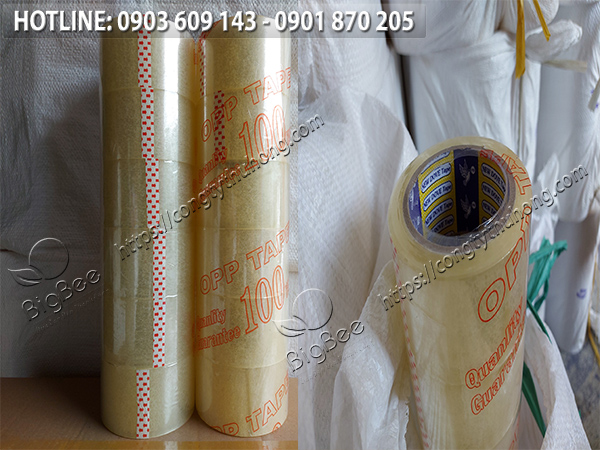 băng keo trong dán thùng 4f8 x 100y