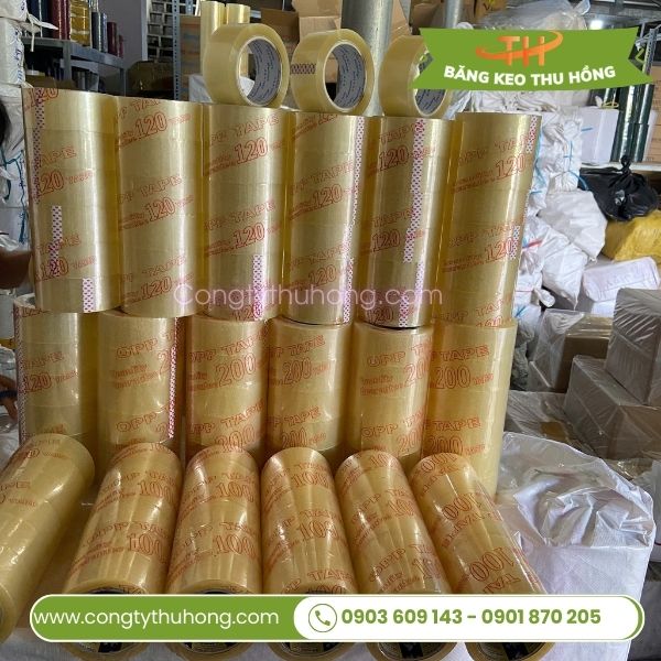 Băng keo dán thùng 100y, 120y, 200y Băng keo dán thùng 100y, 120y, 200y