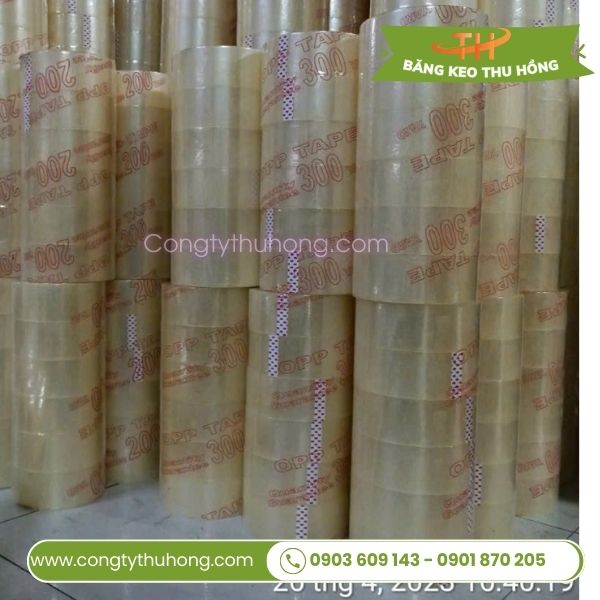 Băng keo trong dán thùng là loại được sử dụng phổ biến nhất hiện nay Băng keo trong dán thùng là loại được sử dụng phổ biến nhất hiện nay