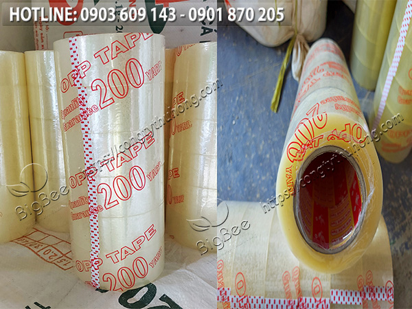 Băng keo trong dán thùng theo yêu cầu 1 Băng keo trong dán thùng theo yêu cầu 1