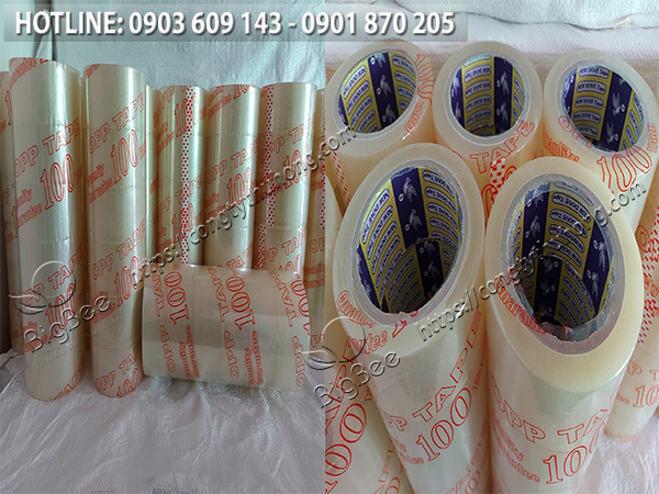 băng keo trong giá rẻ dùng để dán thùng