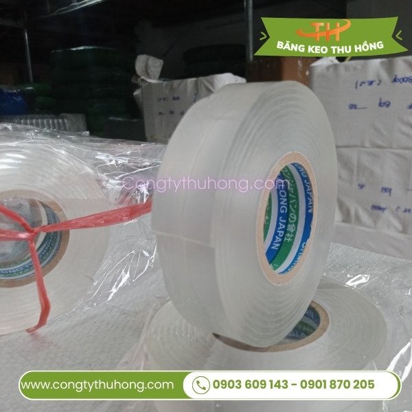 Băng keo siêu dính 2 mặt trong suốt Băng keo siêu dính 2 mặt trong suốt