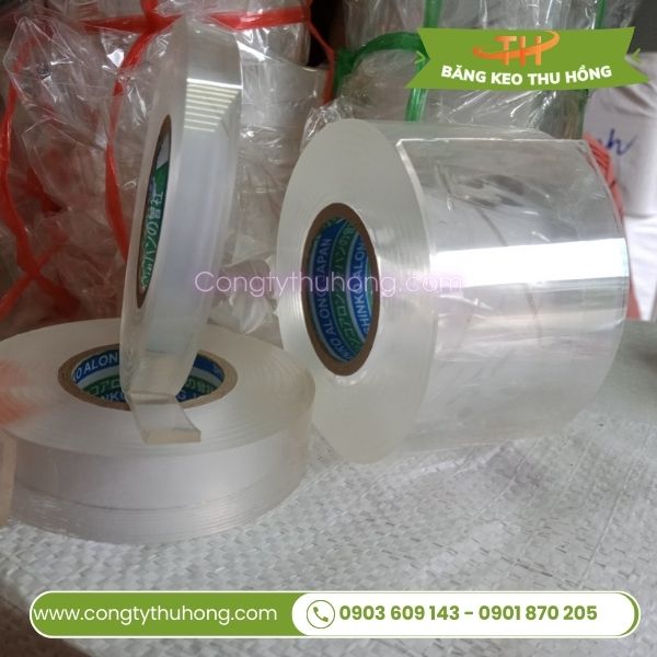 Băng keo 2 mặt trong suốt đa dạng kích thước Băng keo 2 mặt trong suốt đa dạng kích thước