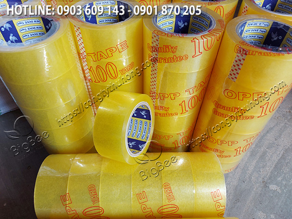 băng keo trong vàng chanh giá sỉ 3